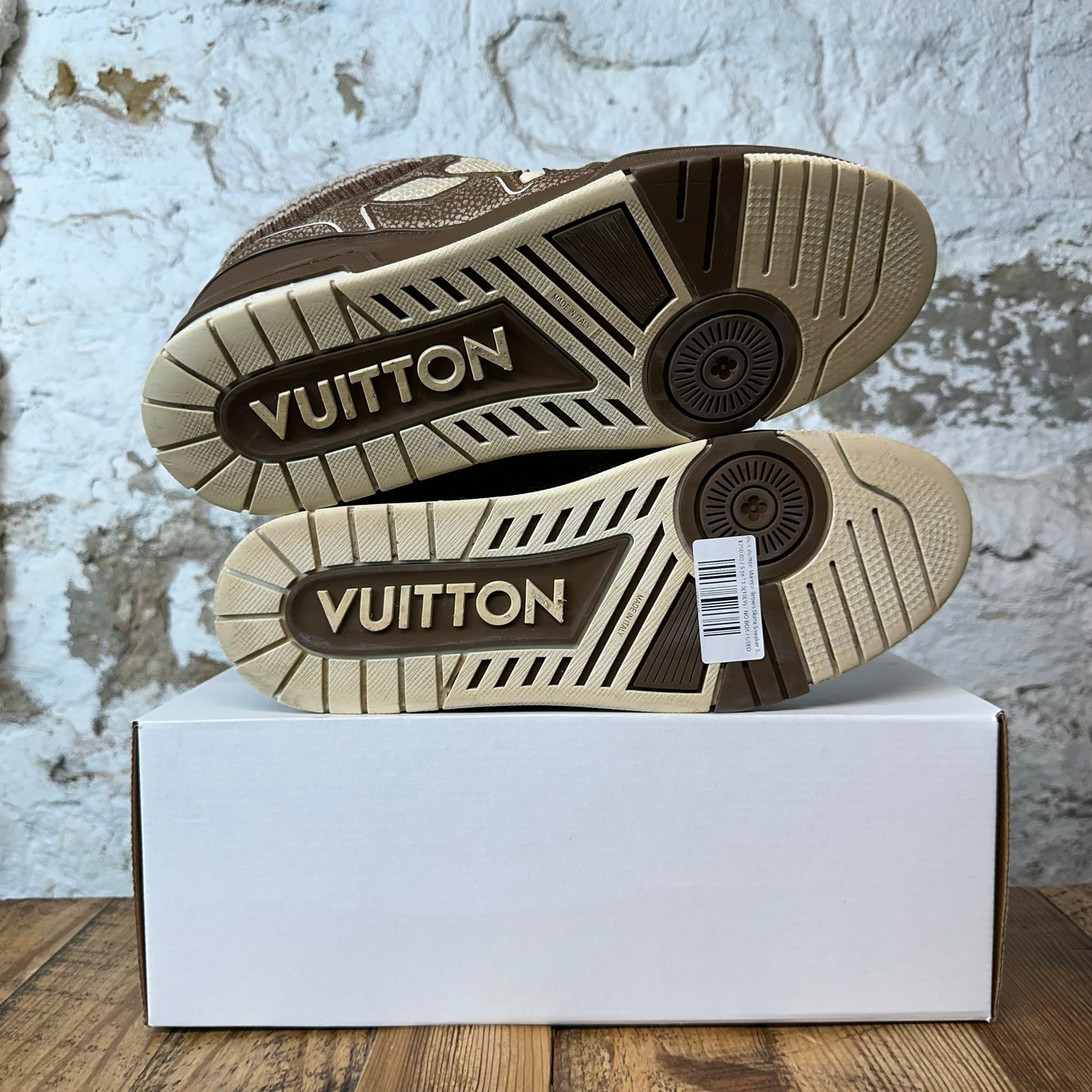 Louis Vuitton Marron Brown Skate Sneaker Sz 11.5 (10LV)