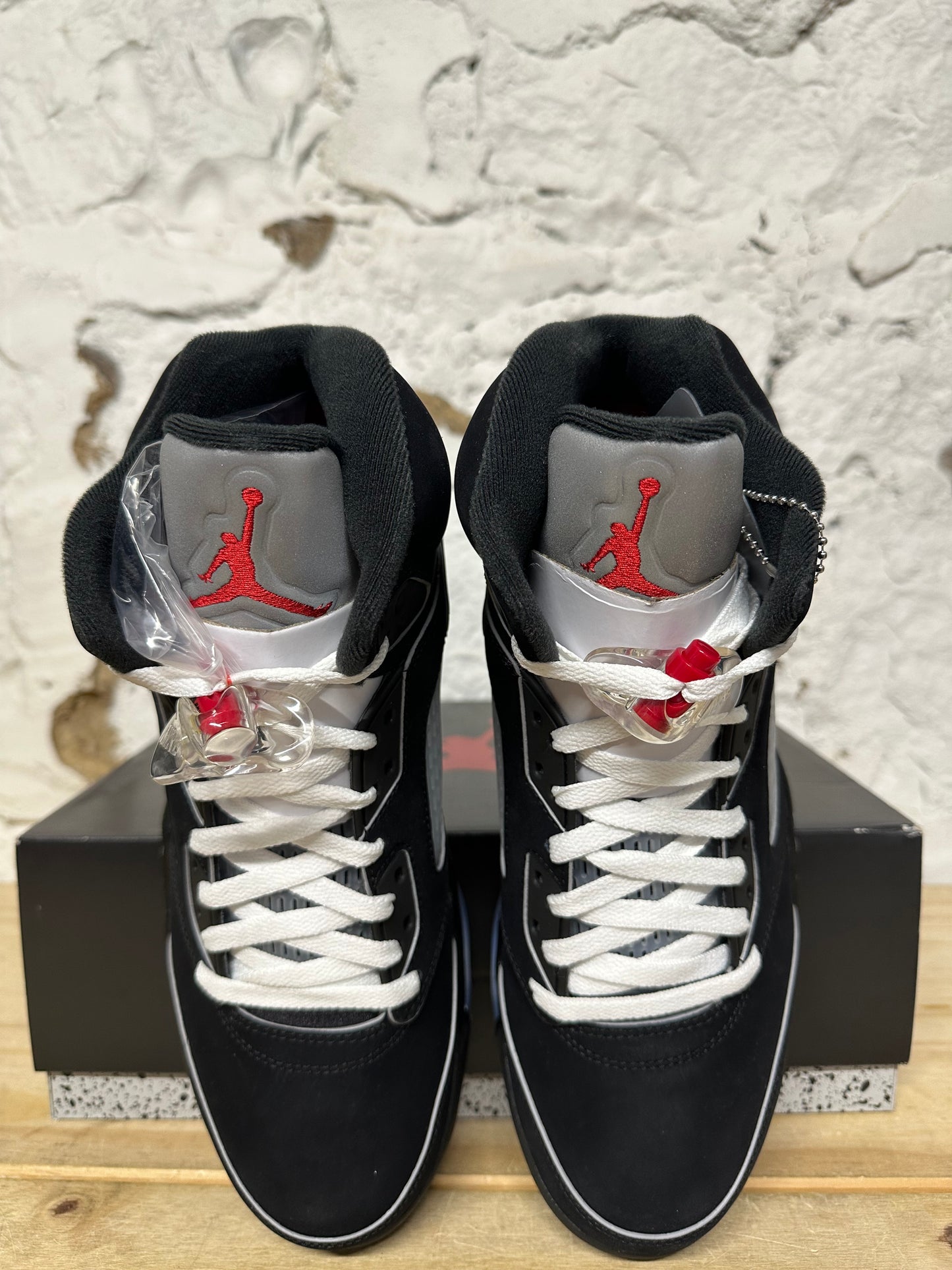 Air Jordan 5 Black Metallic Sz 12 DS