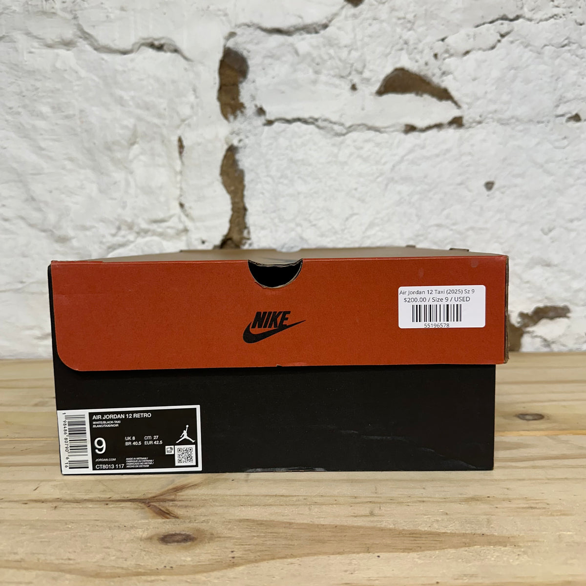 Air Jordan 12 Taxi (2025) Sz 9