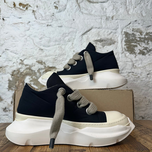 Rick Owens Jumbo Lace Abstract Black Milk Sneaker Sz 10.5 (43.5)