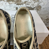 Dior Navy Monogram White Low Sneaker Sz 5 (37)