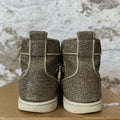 Christian Louboutin High Gold Glitter Sneaker Sz 4.5 (36)