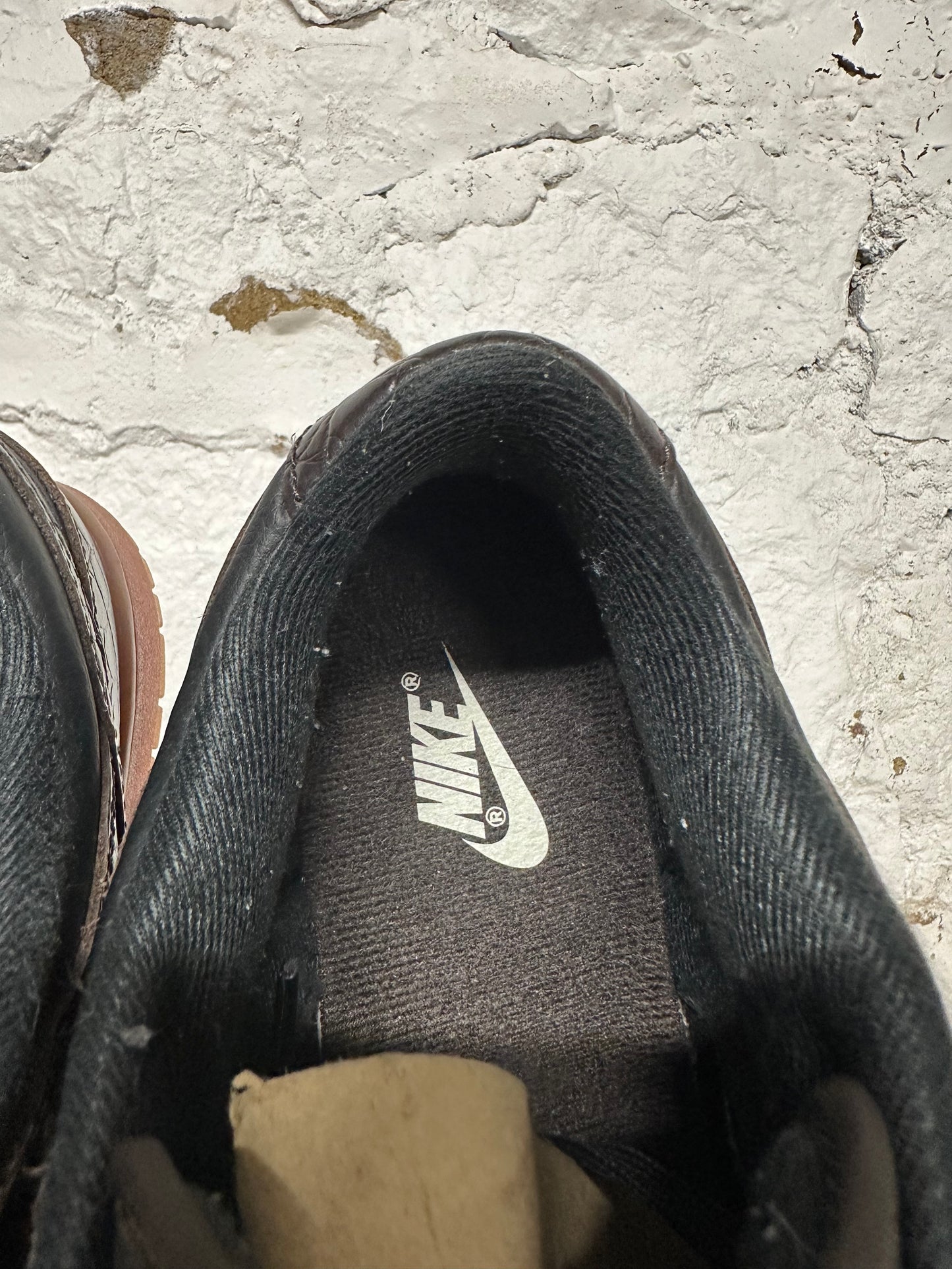 Nike Dunk Low Velvet Brown Black Sz 9
