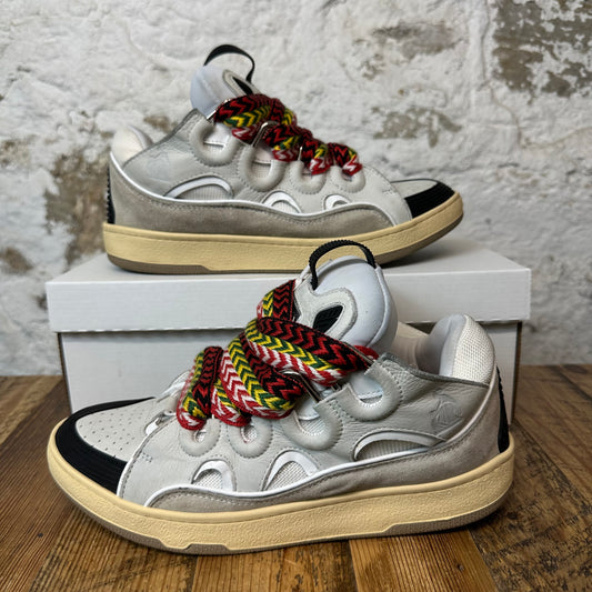 Lanvin Curb Multicolor Lace Gray Sneaker Sz 9 (42) No Box