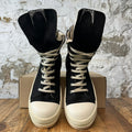 Rick Owens High Hollywood Black Milk Sneaker Sz 11 (44)