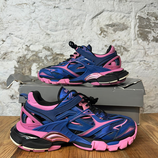 Balenciaga Track 2 Blue Pink Sneaker Sz 7 (40)