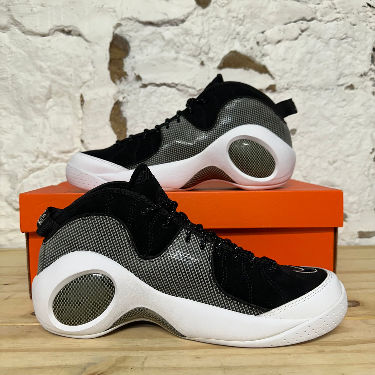 Nike Air Zoom Flight 95 Premium Black White (2008) Sz 10 DS