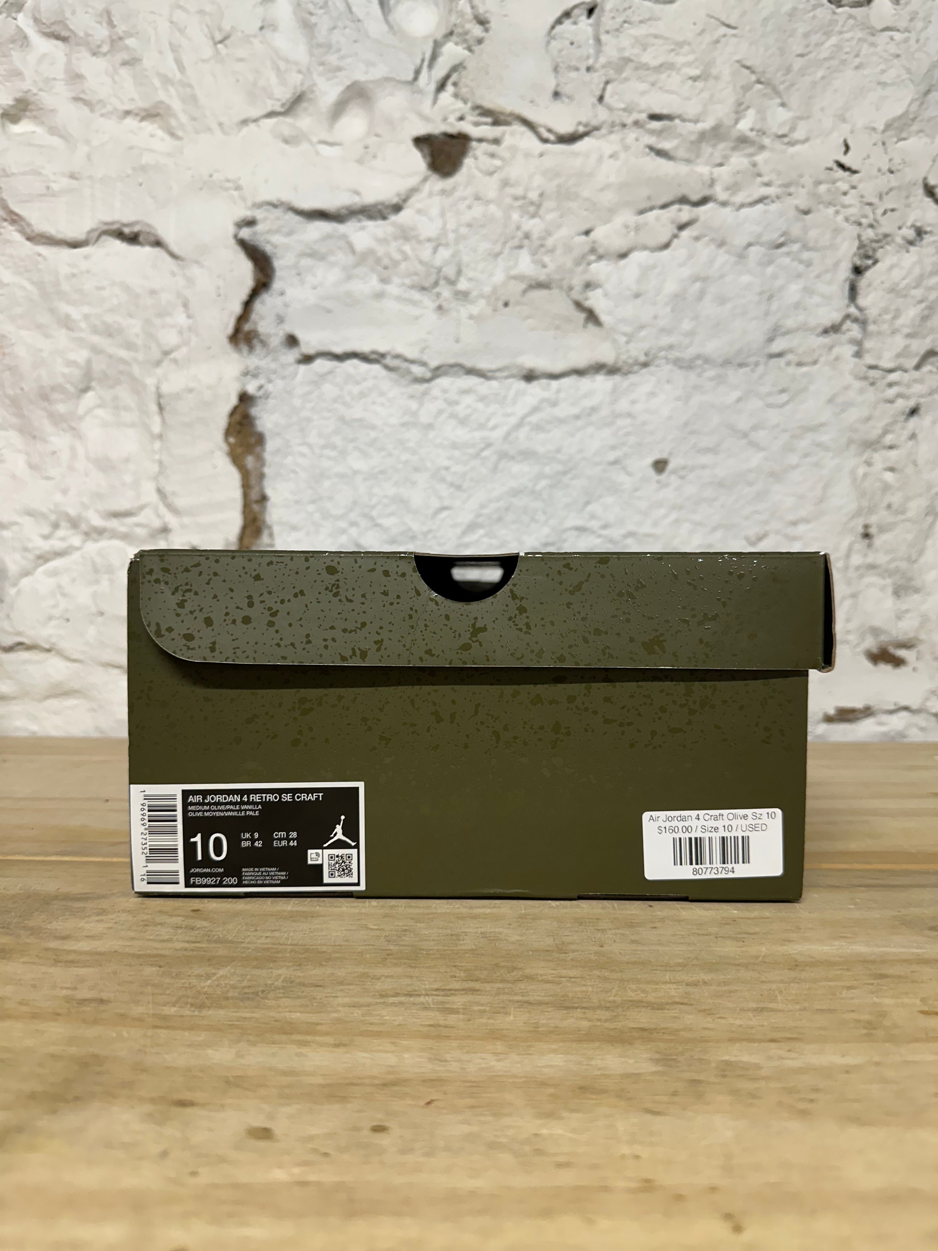 olive様専売商品 Air Jordan 4 Retro SE 'Craft Medium Olive' GS Size 6.5Y