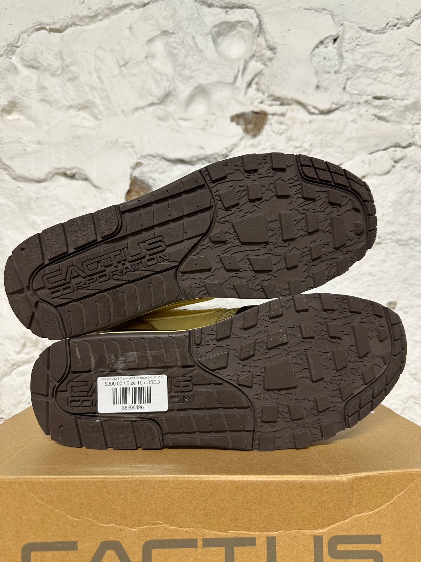 Nike Air Max 1 Travis Scott Baroque Brown Sz 10