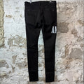 Amiri Blue Tie Dye Core Logo Black Denim Jeans Sz 36