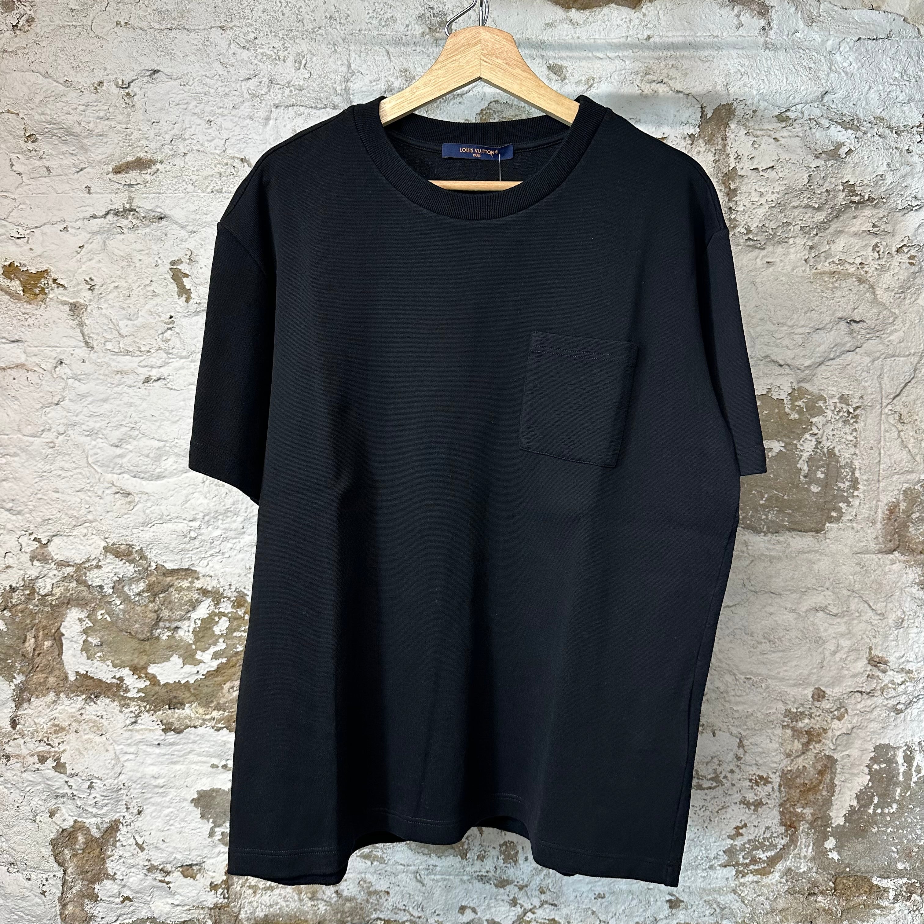 Louis Vuitton Pocket Monogram Black T-Shirt Sz XL