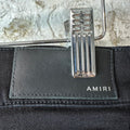 Amiri Silver Bones Black Denim Jeans Sz 29