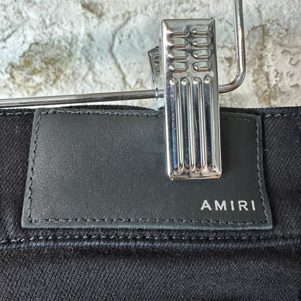 Amiri Silver Bones Black Denim Jeans Sz 29