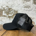 Amiri White AM Black Trucker Hat