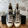 Amiri High White MA Blue Paisley Cream Sneaker Sz 7 (40)