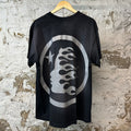 Hellstar Silver Gel Spellout T-shirt Black Sz M