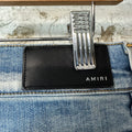 Amiri Plain Blue Denim Jeans Sz 32