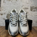 Chanel SIlver CC Cream White Trainer Sneaker Sz 8.5 (41.5) DS