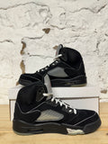 Air Jordan 5 Black Metallic Sz 8.5