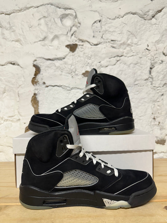 Air Jordan 5 Black Metallic Sz 8.5