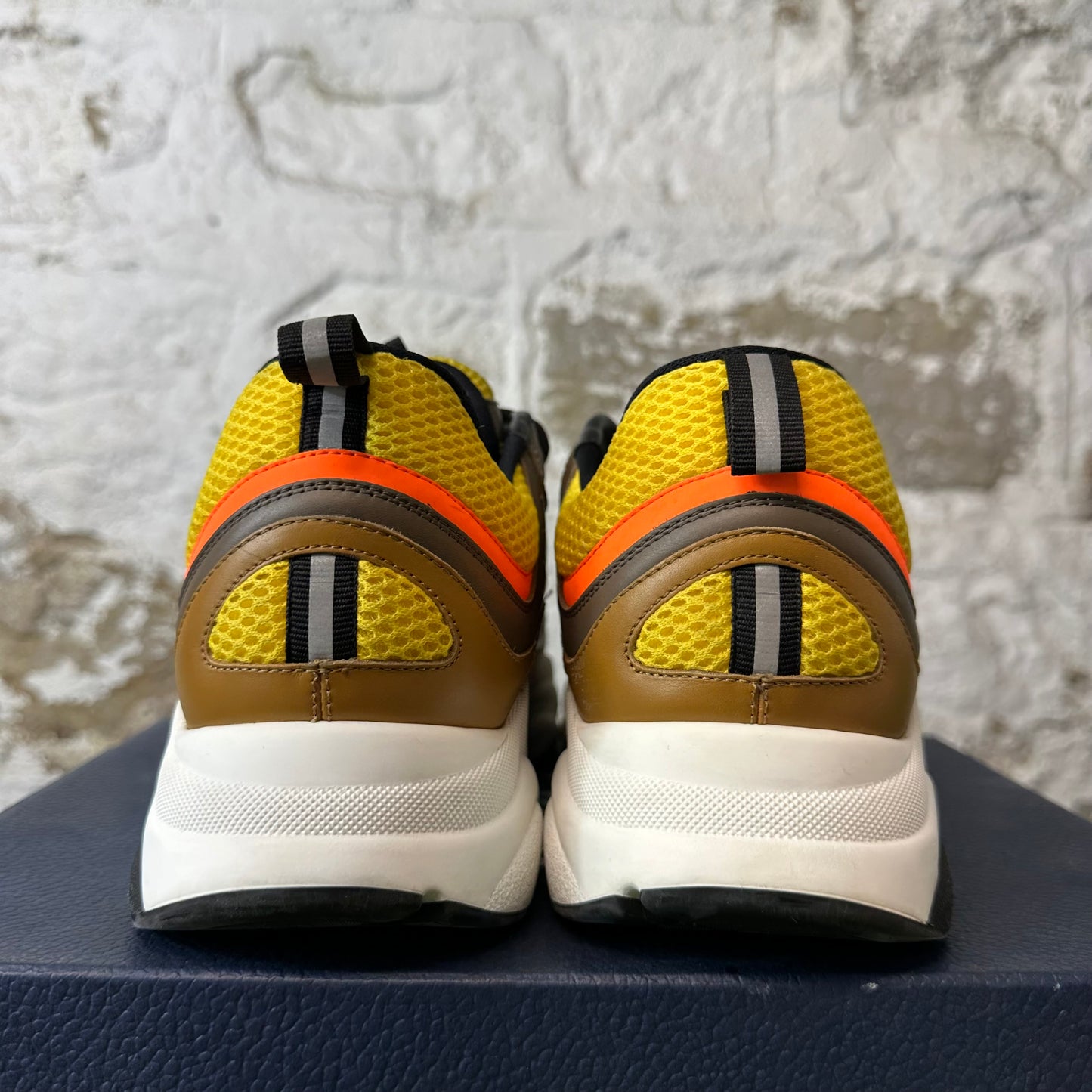 Dior B22 Yellow Brown Orange Sneaker Sz 13 (46)
