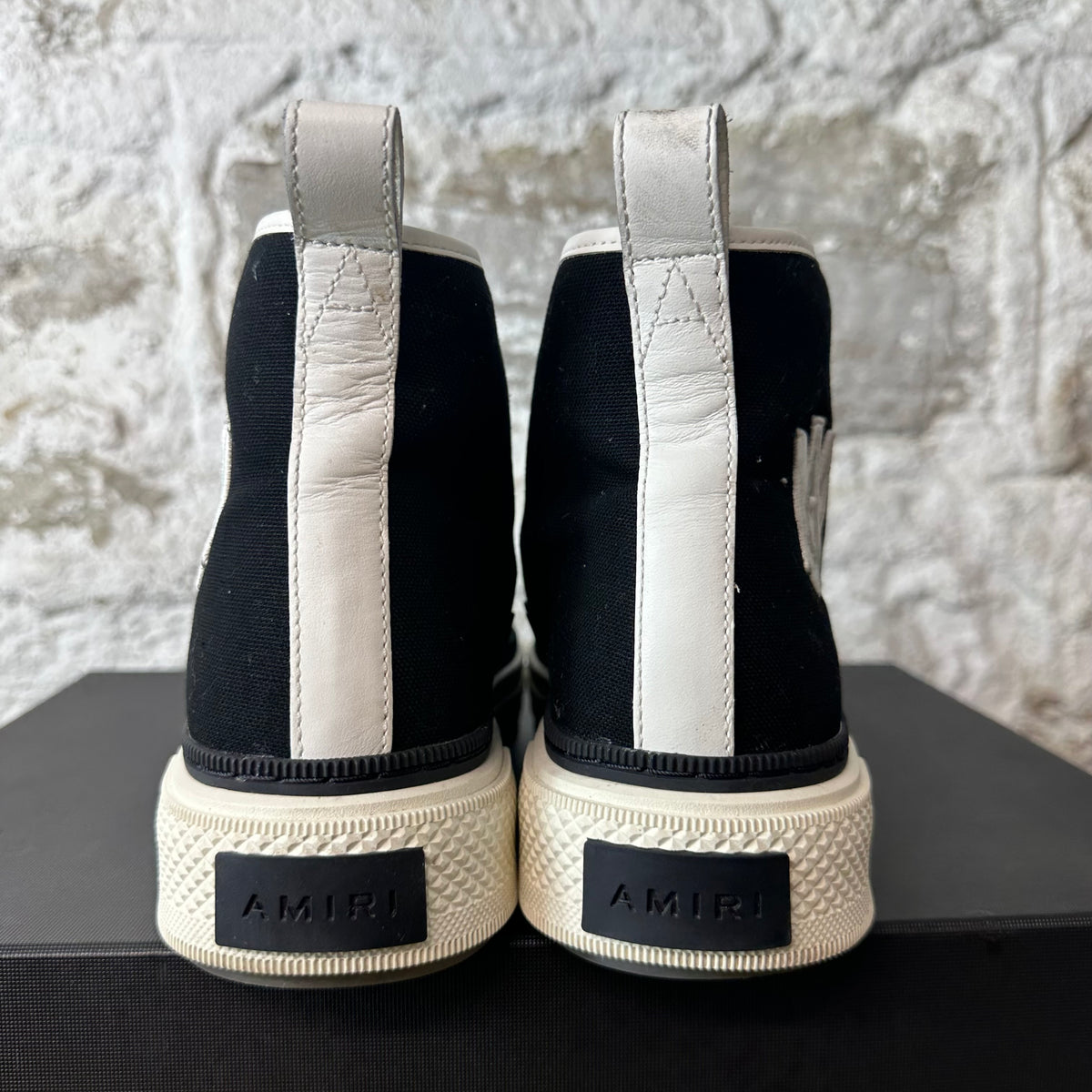 Amiri High MA Court Black White Sneaker Sz 10 (43)