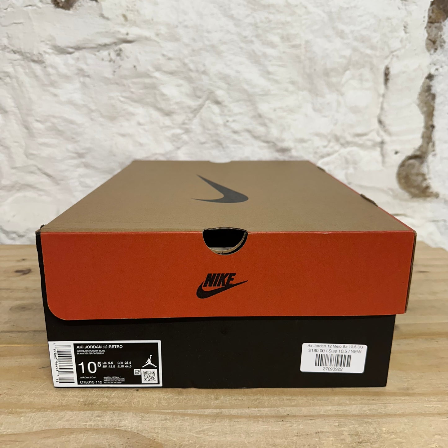 Air Jordan 12 Melo Sz 10.5 DS