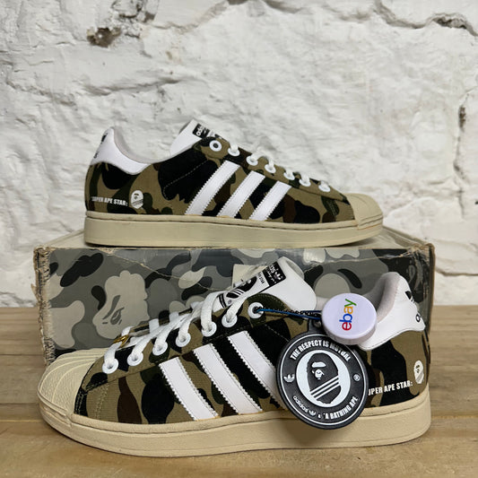 Adidas Superstar Bape Super Ape Star (2003) Sz 9.5 DS