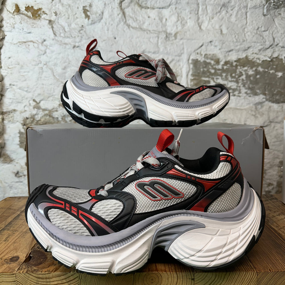 Balenciaga 10XL Black Red White Sneaker Sz 10 (43)