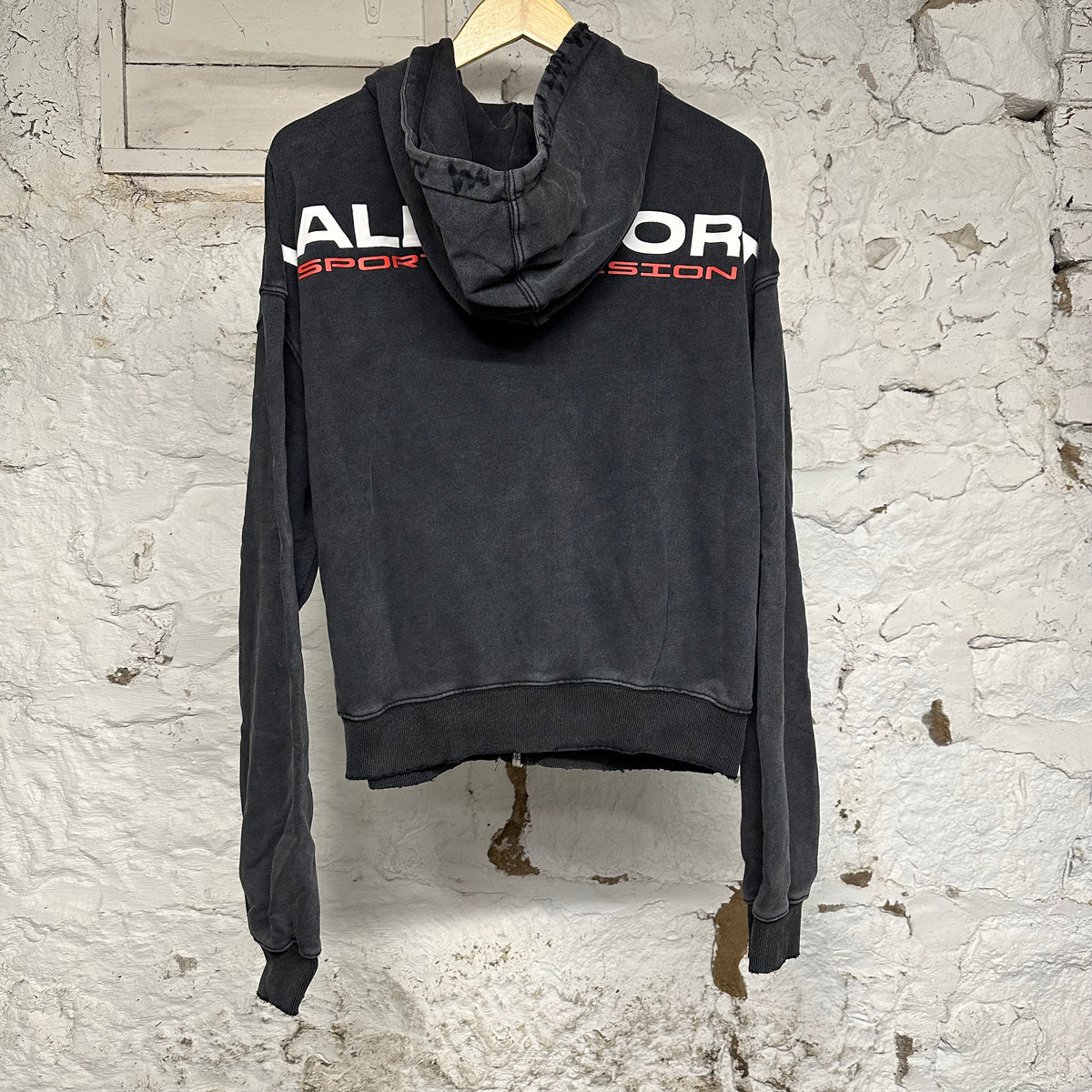 Vale Sport Division Black Zip Up Hoodie Sz S