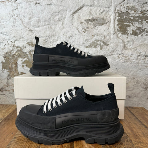 Alexander Mcqueen Black Tread Boot Low Sz 9 (42)