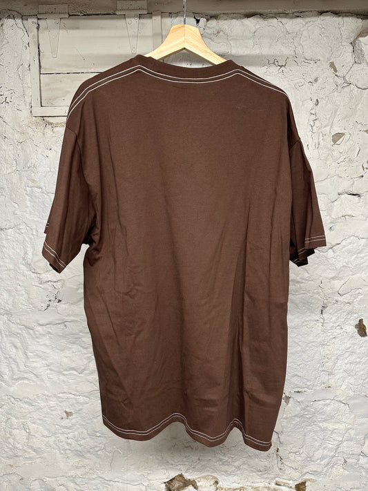 Golf Wang Spellout Brown T-Shirt Sz 2XL