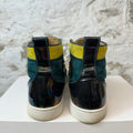 Christian Louboutin Multicolor Sparkle High Sneaker Sz 7 (40) No Box