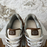 Dior B27 Low Brown Paisley White Sneaker Sz 15 (48) No Box