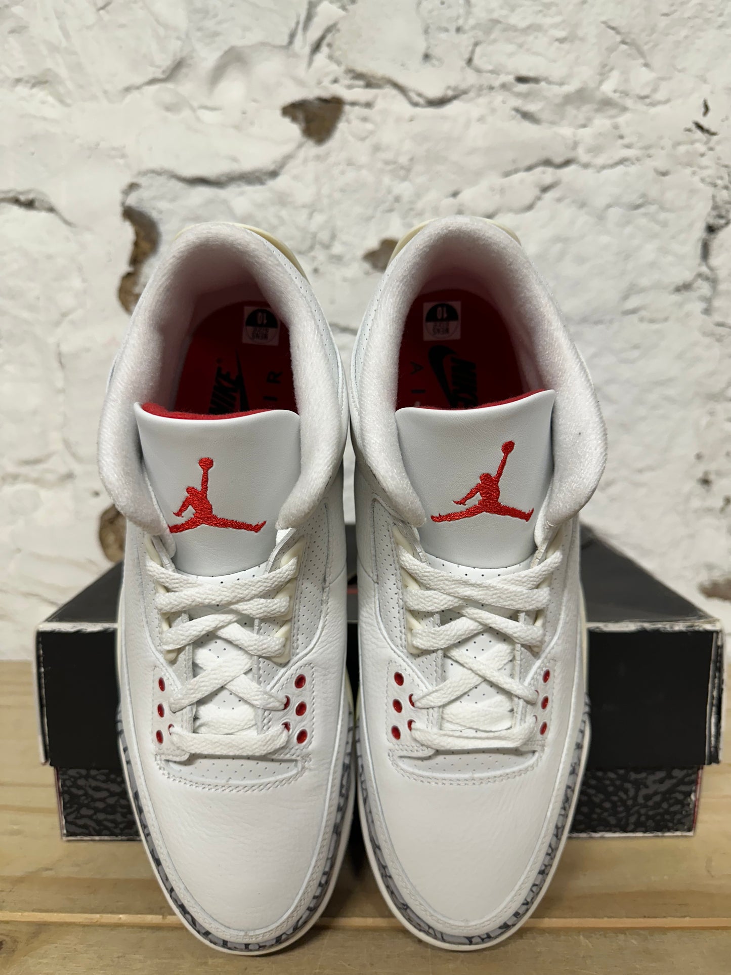 Air Jordan 3 White Cement Reimagined Sz 10 DS