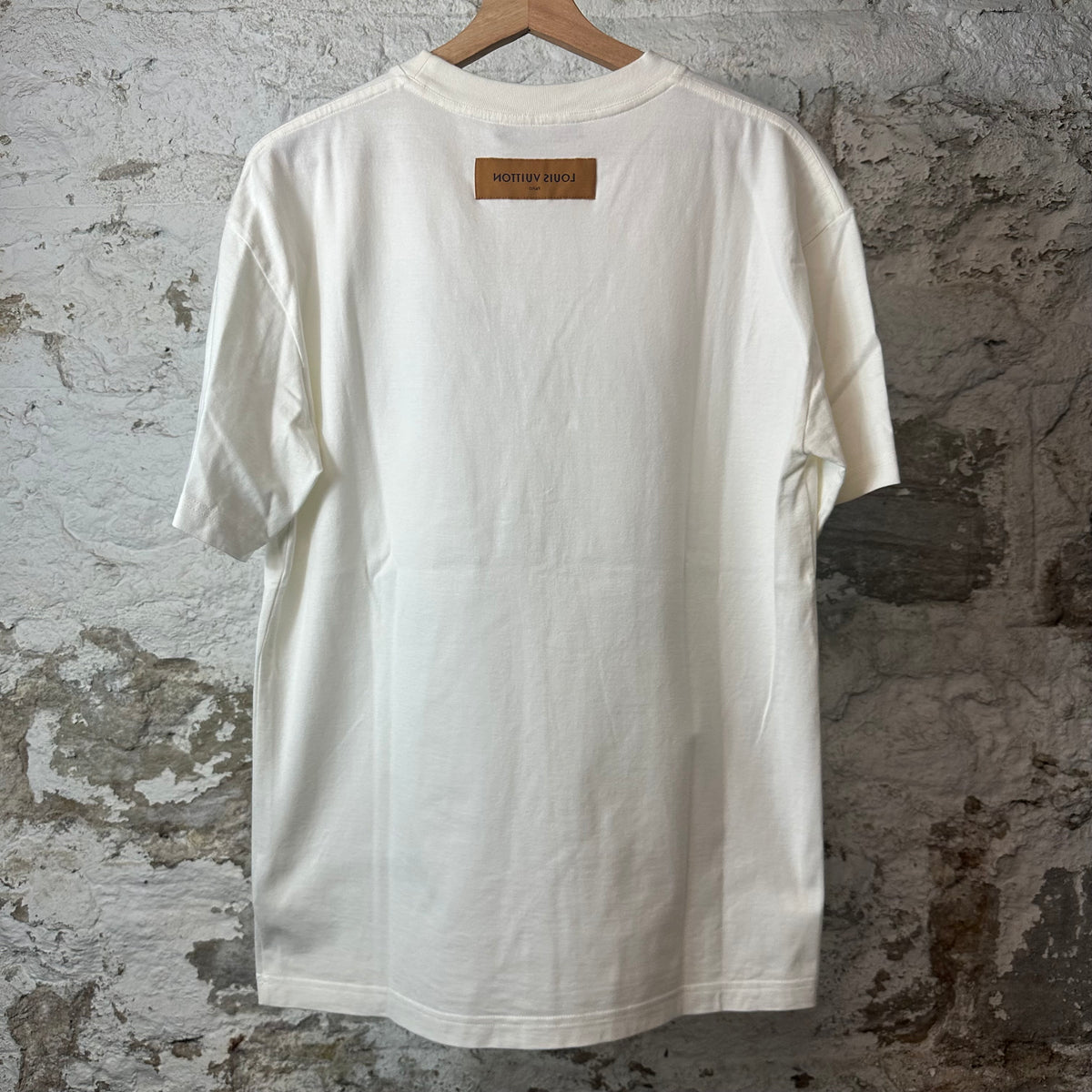 Louis Vuitton Bird Print White T-Shirt Sz M
