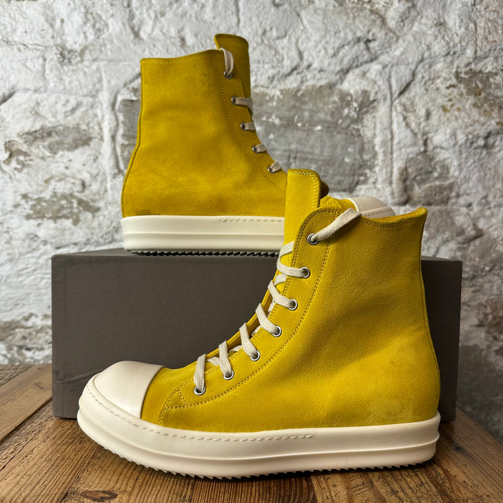 Rick Owens High Lemon Milk Sneaker Sz 9 (42)