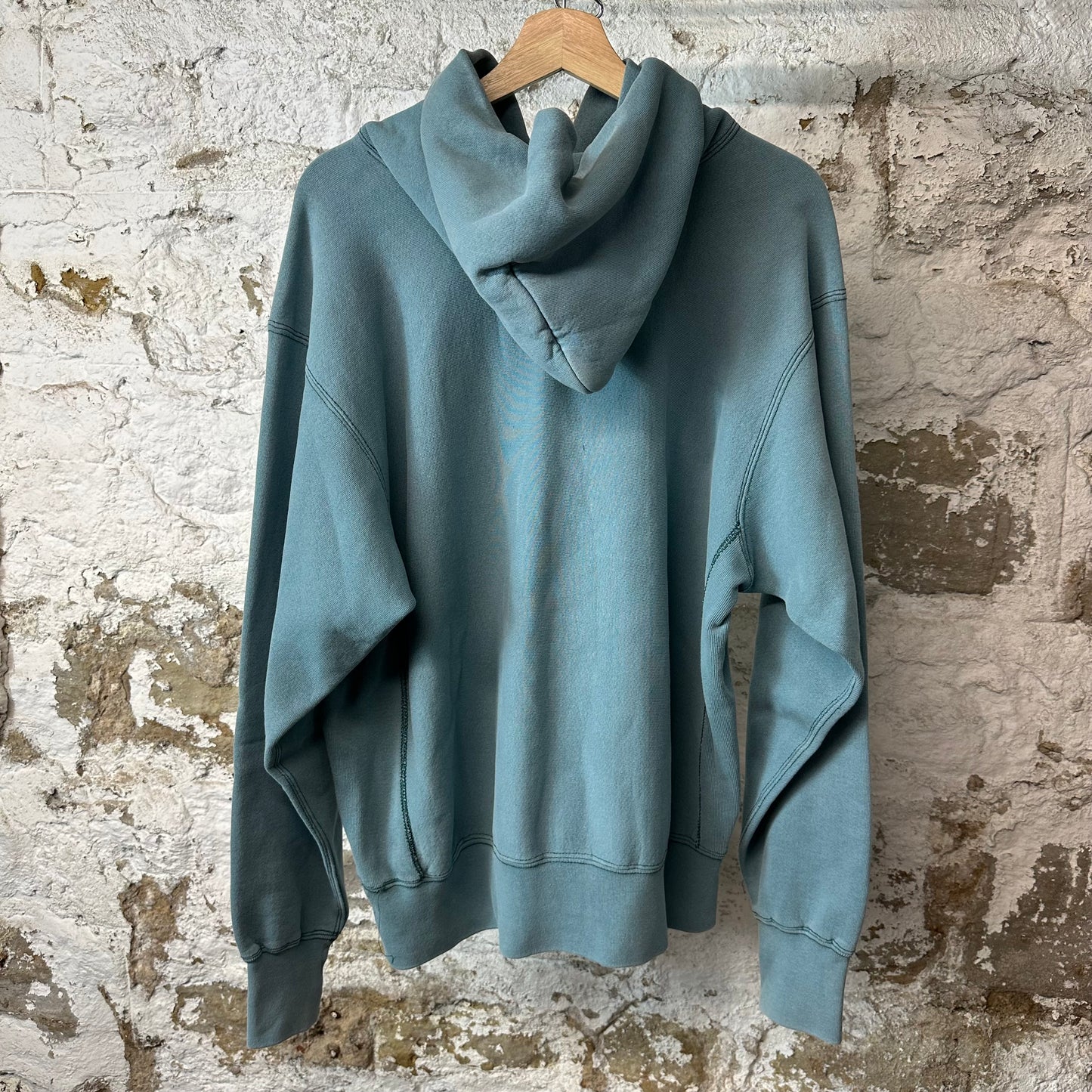 Gallery Department Property Teal Blue Hoodie Sz M