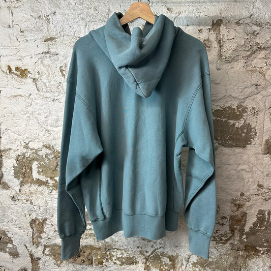 Gallery Department Property Teal Blue Hoodie Sz M