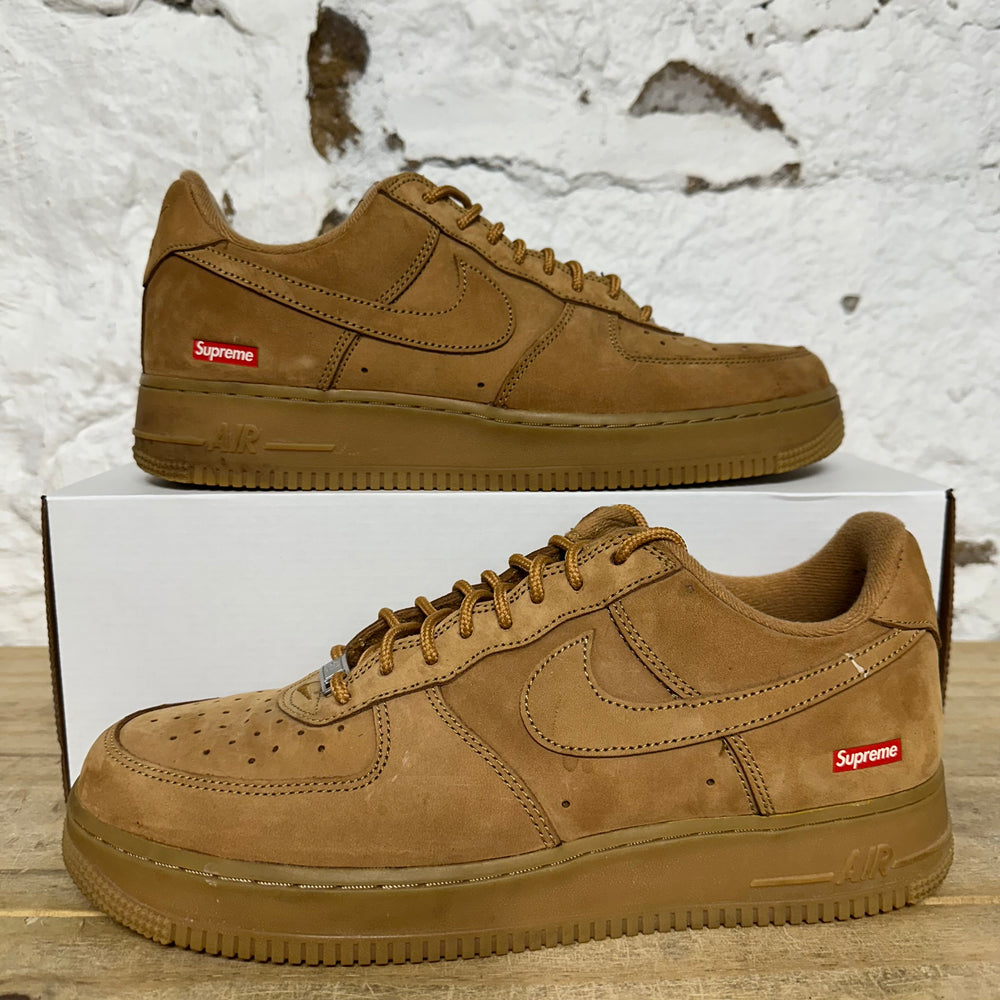 Nike Air Force 1 Low Supreme Wheat Sz 10.5