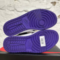 Air Jordan 1 High Court Purple White Sz 10