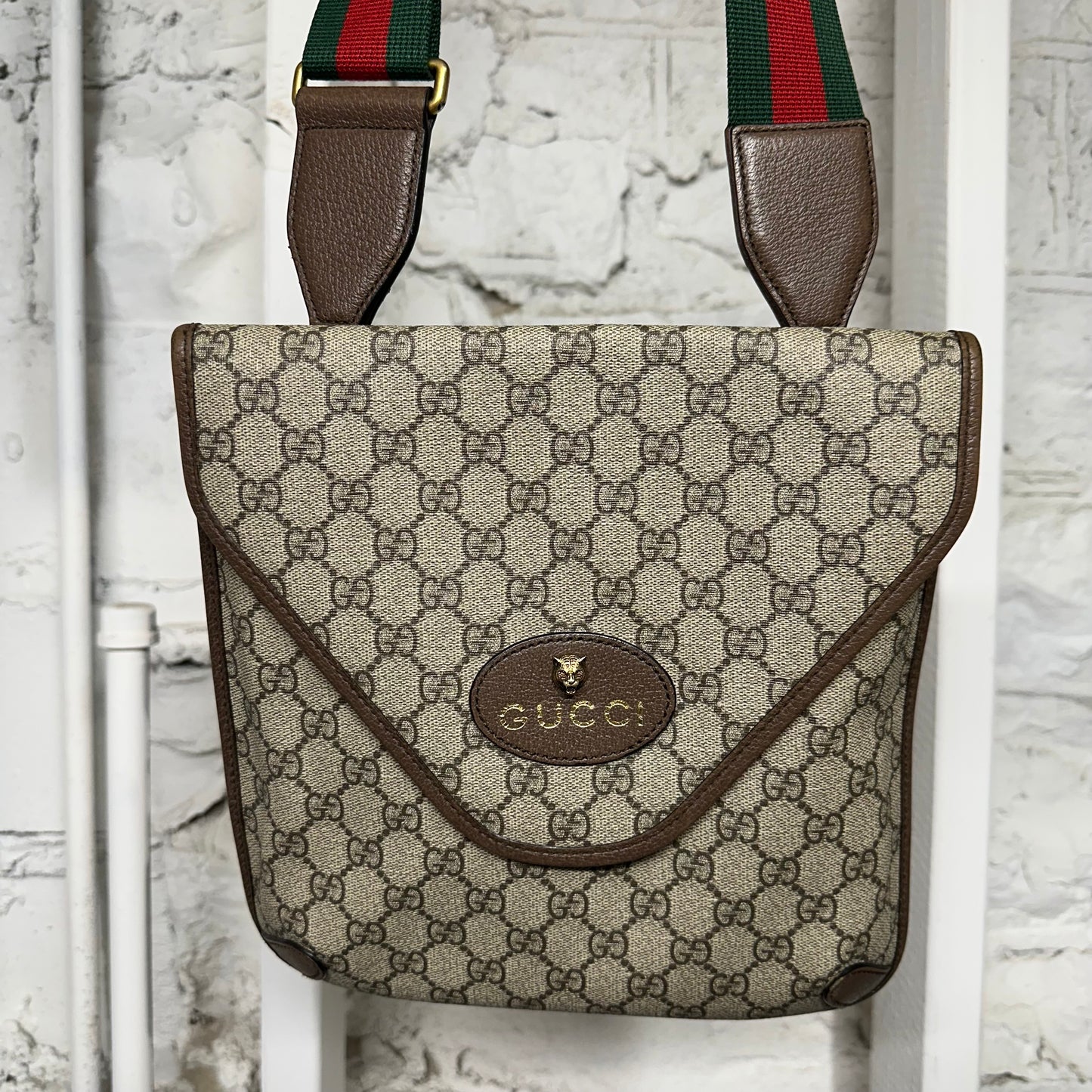 Gucci Tan Monogram Shoulder Bag