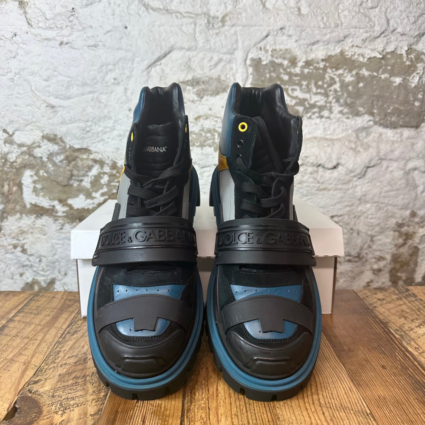 Dolce Gabbana Color Block Trekking Boot Sz 11