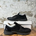 Chanel CC Black Triple Black Trainer Sneaker Sz 8.5 (41.5)