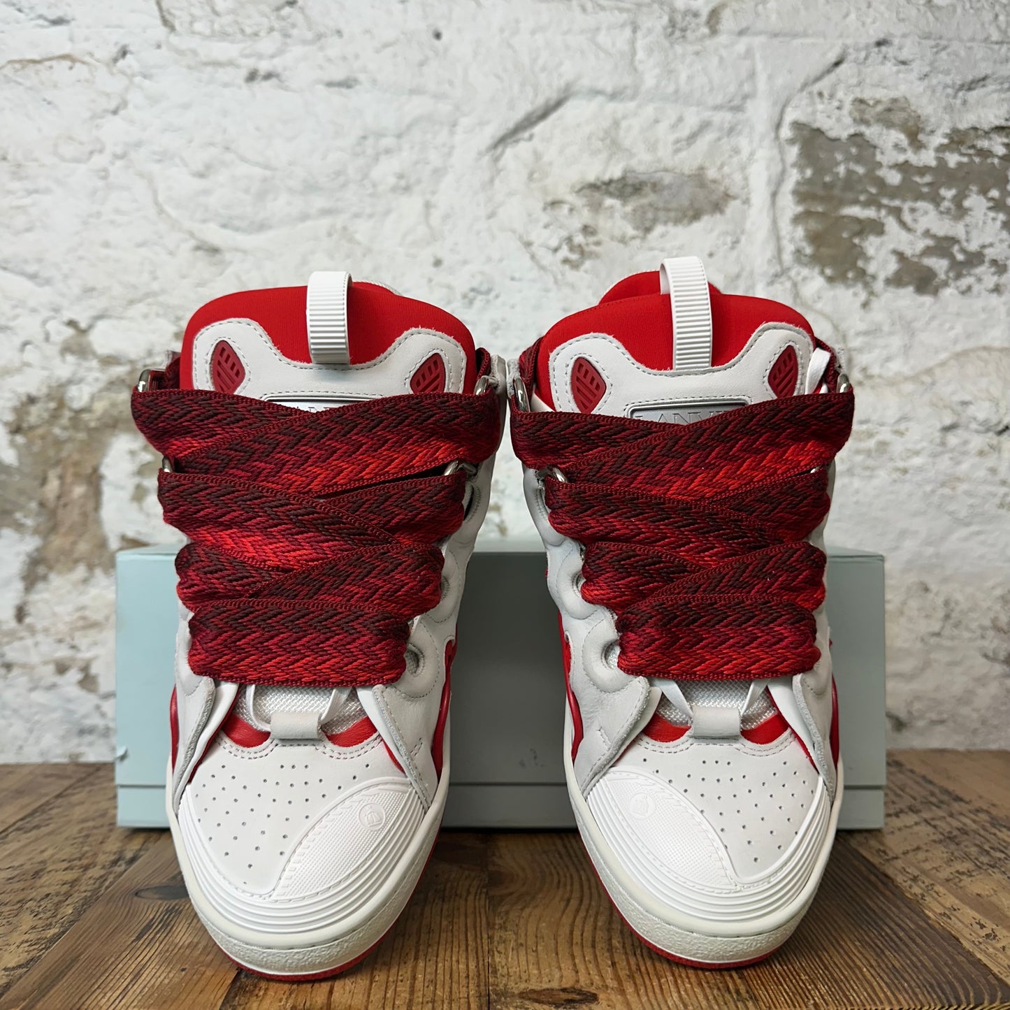 Lanvin Curb Red White Sneaker
