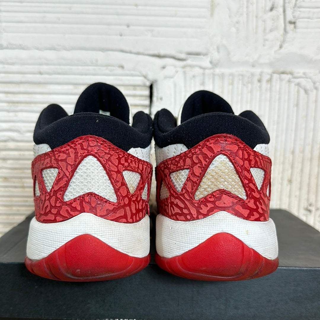 Air Jordan 11 Low IE White Gym Red Sz 6.5Y