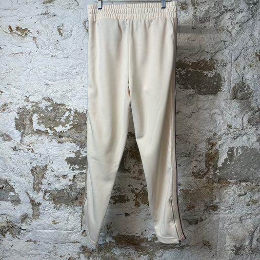 Palm Angels Cream Beige Track Pants Sz S