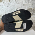 Amiri Black Glitter Skeleton Black White Sneaker Sz 11 (44)