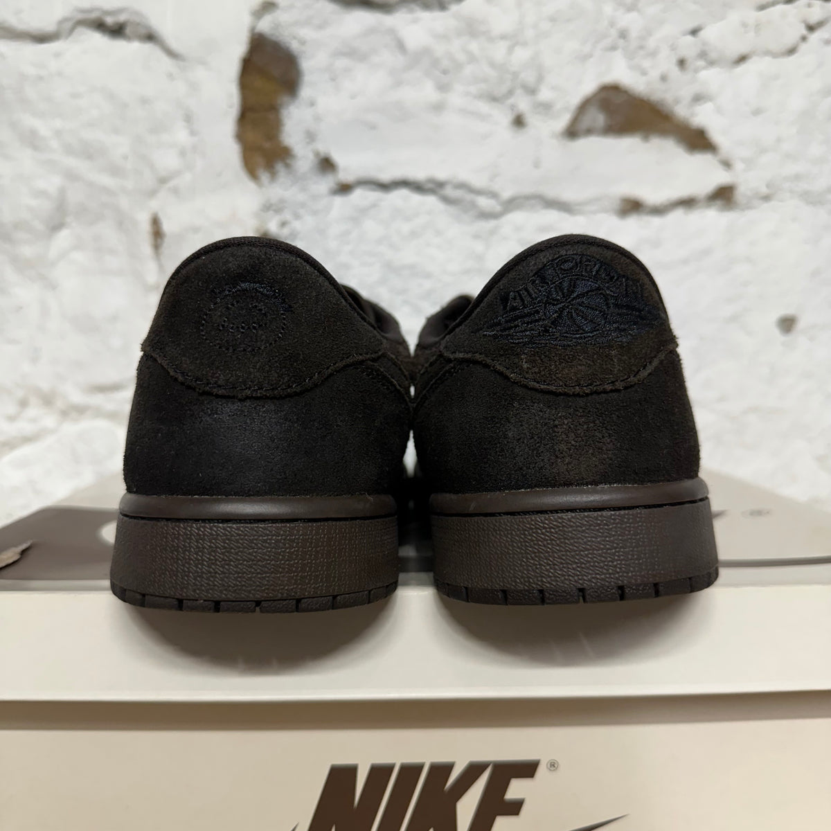 Air Jordan 1 Low Travis Scott Velvet Brown Sz 10