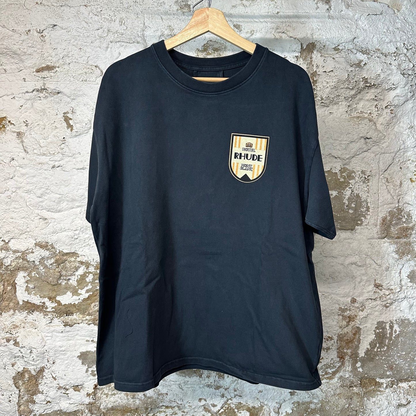 Rhude Mont Blanc Black T-Shirt Sz L